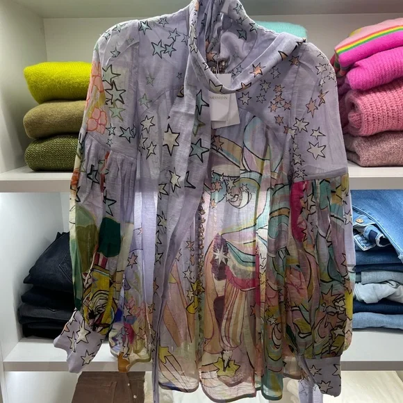 Zimmermann blouse size 0 - Picture 2 of 4